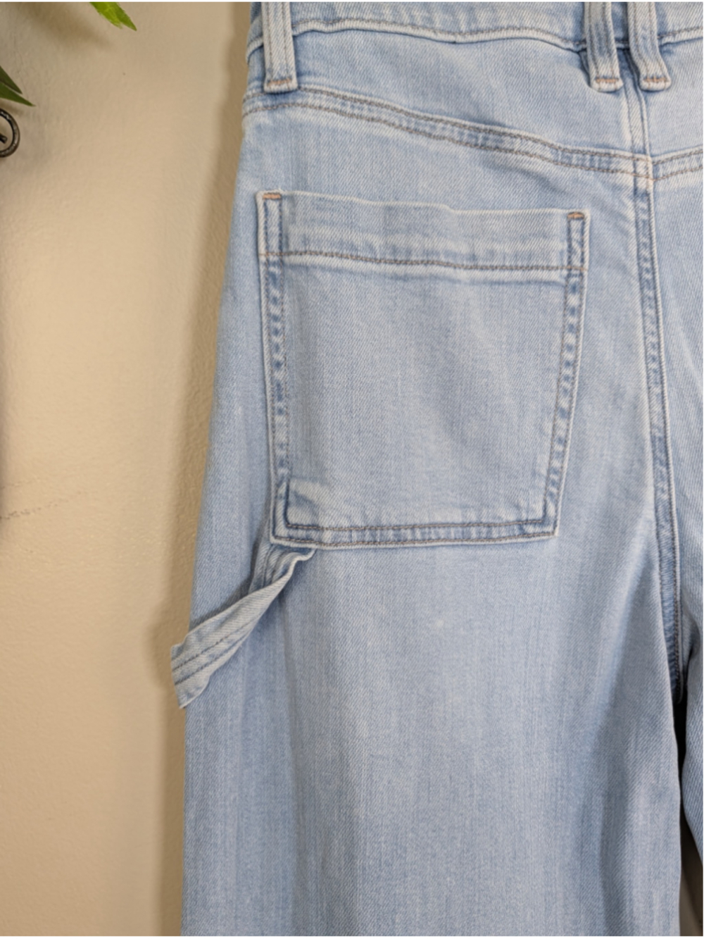 American Eagle 0 Dreamy Drape Super Hi Rise Baggy Wide Leg Jeans Stretch AE - Picture 7 of 13